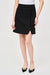 Joseph Ribkoff Style 243270 Black Fringe Trim Bouclé High Rise A-Line Skirt