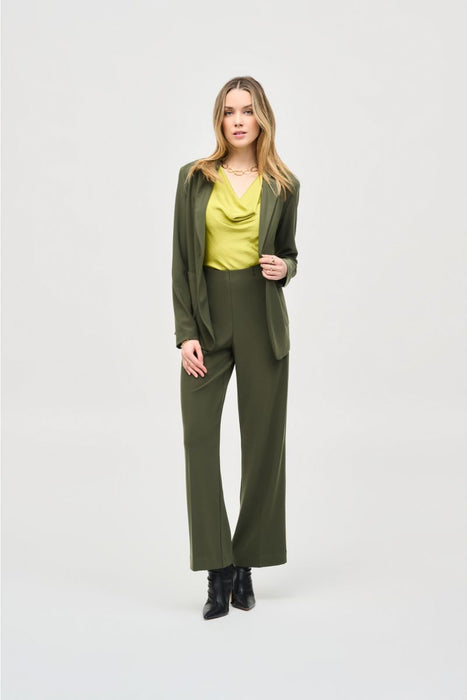 Joseph Ribkoff Iguana Green Long Sleeve Fitted Blazer 243039