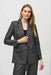 Joseph Ribkoff Style 244031 Black/Grey Sequined Houndstooth Blazer Jacket