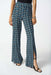 Joseph Ribkoff Style 242143 Black/Multi Geometric Print Split Front Wide Leg Pants