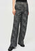 Joseph Ribkoff Style 243288 Black/Off-White Chain Belt Tweed Wide Leg Pants