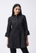 Joseph Ribkoff Style 243738 Black Textured 3/4 Bell Sleeve Coat