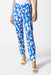 Joseph Ribkoff 242139 Blue/Vanilla Abstract Print Pull On Straight Cropped Pants