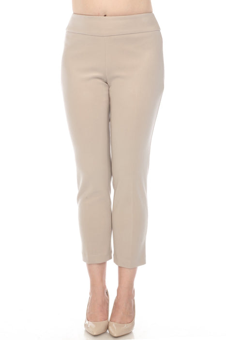 Joseph Ribkoff Style 181089S24 Dune Pull On Tapered Cropped Pants