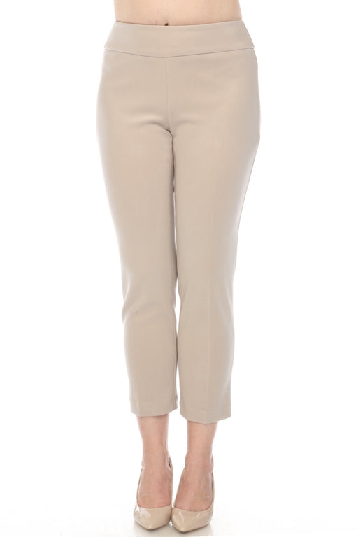 Joseph Ribkoff Style 181089S24 Dune Pull On Tapered Cropped Pants