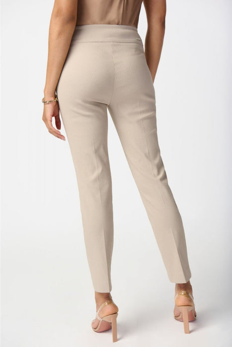 Joseph Ribkoff Textured Pull On Straight Cropped Pants 241229