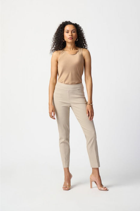 Joseph Ribkoff Textured Pull On Straight Cropped Pants 241229