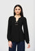 Joseph Ribkoff 243185 Black Flared Long Puff Sleeve Top