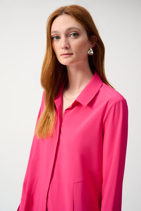 Joseph Ribkoff Button-Down Split Cuff Blouse 243958