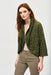 Joseph Ribkoff Style 243084 Iguana Bubble Textured Open Front Cropped Jacket