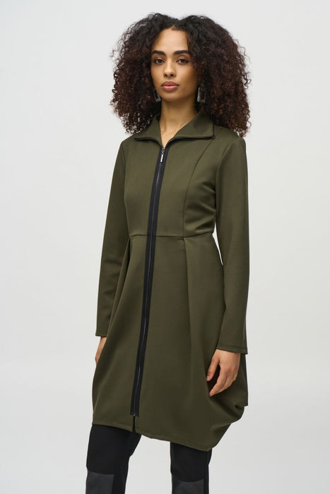 Joseph Ribkoff 244060 Iguana Cocoon Style Long Coat