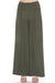 Joseph Ribkoff Style 243099 Iguana Green Pleated Front Pull On Wide Leg Trouser Pants