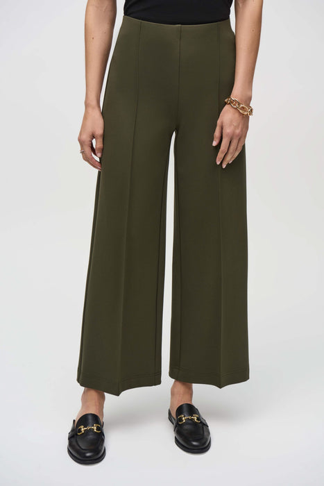 Joseph Ribkoff Style 244210 Iguana Pintuck Pull On Culotte Pants