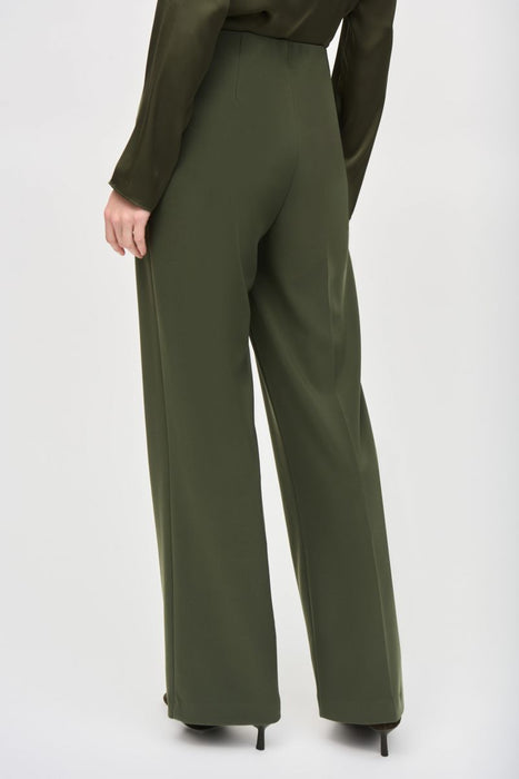 Joseph Ribkoff Iguana High Waist Pull On Wide-Leg Pants 243040