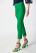 Joseph Ribkoff Style 241102 Island Green Embroidered Cutout Cuff Pull On Cropped Pants