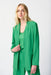 Joseph Ribkoff Style 241148 Island Green Open Front Long Sleeve Blazer Jacket