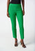 Joseph Ribkoff Style 241229 Island Green Textured Pull On Straight Cropped Pants