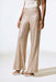 Joseph Ribkoff Style 243773 Matte Gold Sequined Pull On Wide Leg Pants