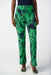 Joseph Ribkoff Style 241254 Midnight Blue/Green Floral Print Pull On Relaxed Straight Pants