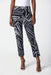 Joseph Ribkoff Style 241271 Midnight Blue/Vanilla Geometric Print Pull On Cropped Pants