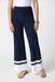 Joseph Ribkoff 241292 Midnight/Vanilla Colour-Block Pull On Wide Leg Pants