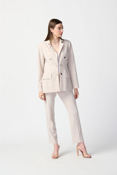 Joseph Ribkoff Double-Breasted Long Sleeve Blazer Jacket 241145