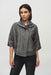 Joseph Ribkoff Style 244204 Pewter Textured Boxy Swing Jacket