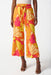 Joseph Ribkoff 242910 Pink/Multi Tropical Print Pull On Wide Leg Pants