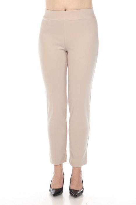 Joseph Ribkoff Style 143105S24 Sand Back Slit Straight Leg Pull On Pants