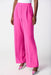 Joseph Ribkoff Style 241095 Ultra Pink Pleated High-Waist Pull On Wide-Leg Trouser Pants