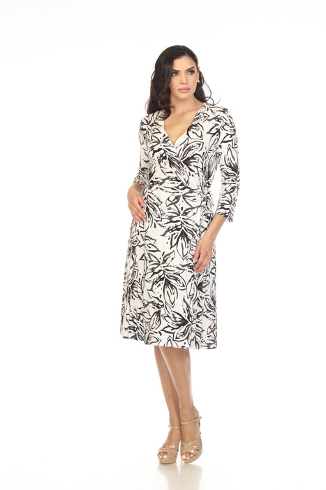 Leaf wrap clearance dress