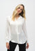 Joseph Ribkoff Style 244101 Vanilla Embellished Button-Down Satin Blouse