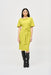 Joseph Ribkoff Style 243233 Wasabi Belted Boat Neck Sheath Dress