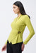 Joseph Ribkoff Style 243152 Wasabi Wrap Front V-Neck Long Sleeve Top