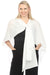 Joseph Ribkoff Style 242056 White Wrap Lightweight Gauze Cover-Up Bolero