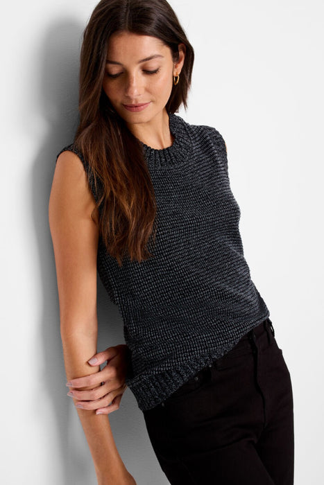 NIC+ZOE Pixel Knit Vest Top F241145