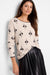 NIC+ZOE Style F241118 Printed Texture Sweater