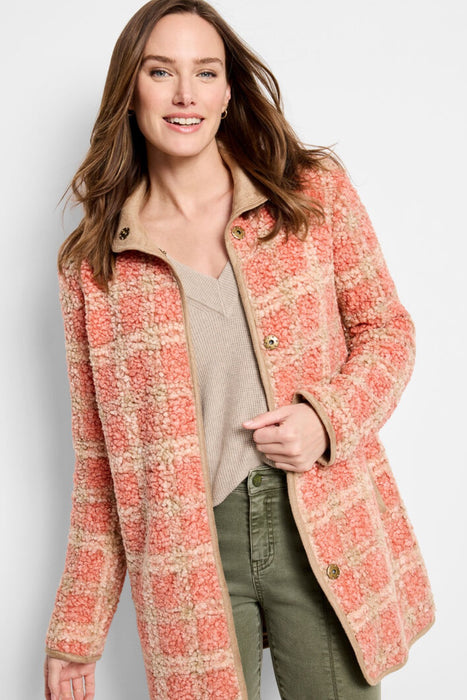 NIC+ZOE Style F241033 Sunset Sherpa Jacket