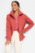 NIC+ZOE Style ACTF248047 Tandoori Throw on Quilted Puffer Jacket