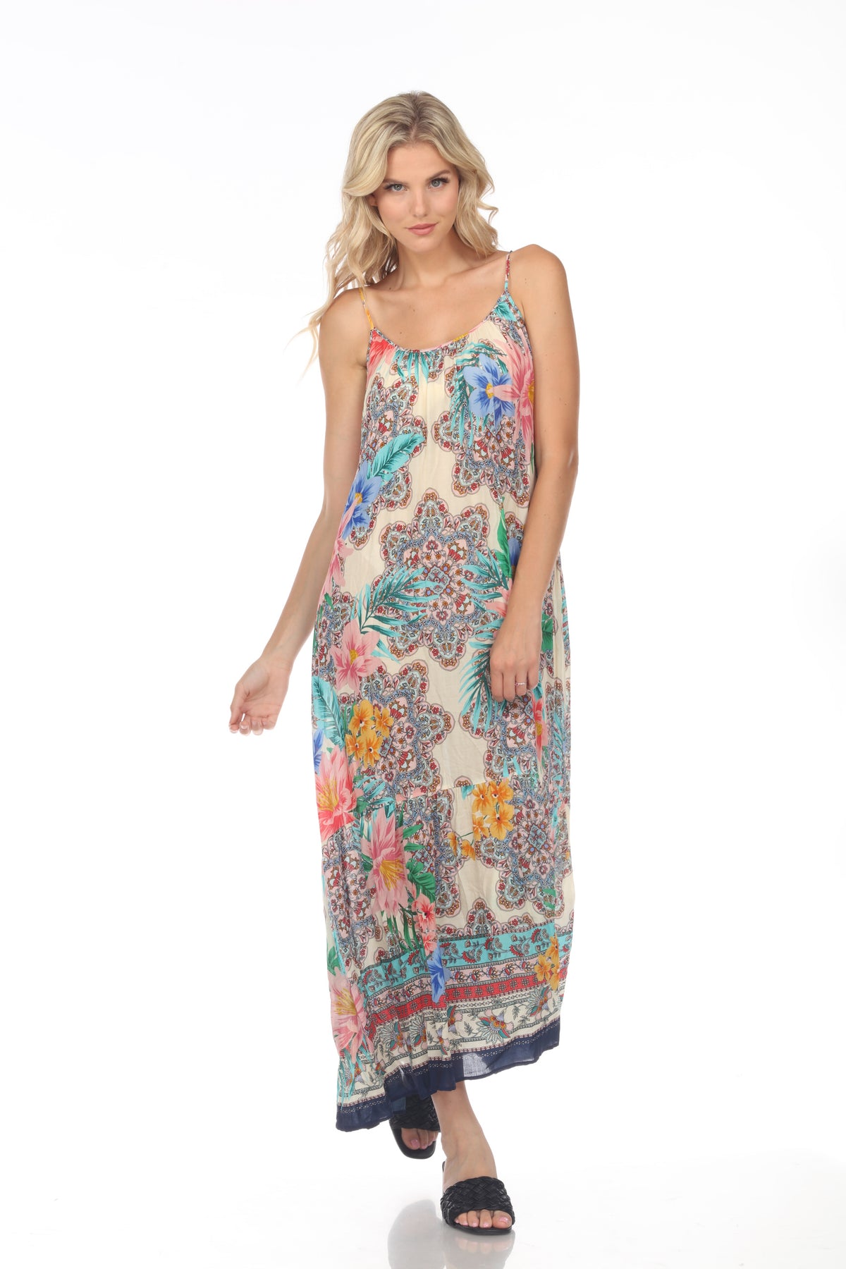 Boho sleeveless maxi on sale dress